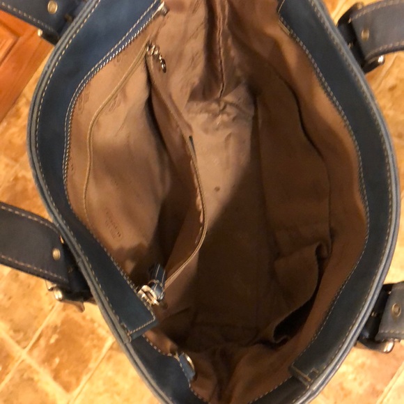 Coach blue purse - Picture 3 of 3